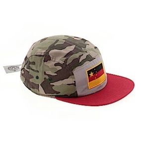 GERMAN CAMO PRINT BASEBALL CAP - HAT